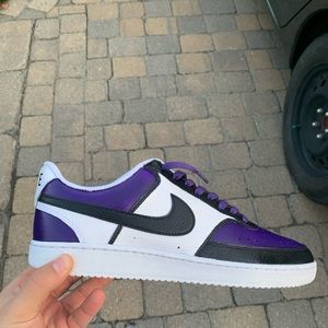 Nike Court Vision Low Purple Black White